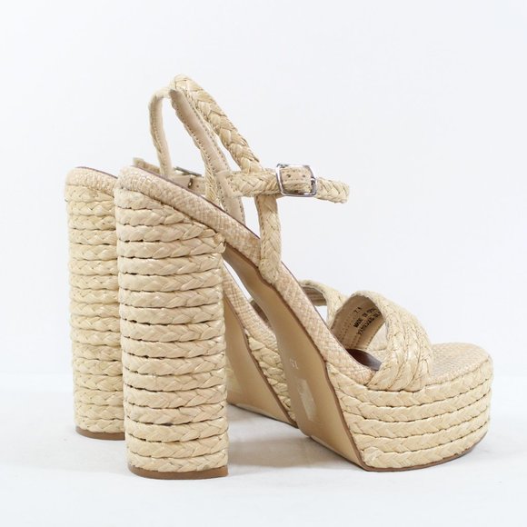 Jeffrey Campbell Yachty Platform Sandal - Tan 7.5M - Picture 2 of 5